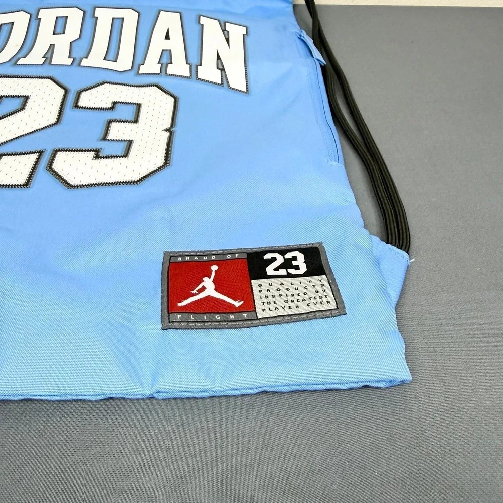 Air Jordan Drawstring Swag Bag Light Blue 23 UNC 17x13 NWT